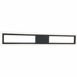 Mateo S02530MB Valance Modern Matte Black LED 30" Bath Light Fixture