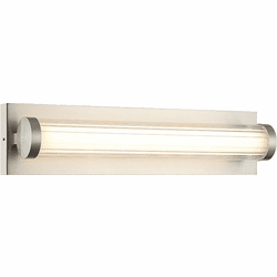 Mateo S08318BN Athena Modern Brushed Nickel LED 18" Bath Light Fixture