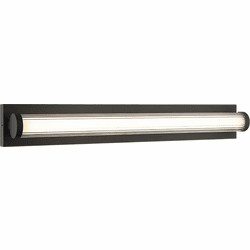 Mateo S08330MB Athena Contemporary Matte Black LED 30" Bath Lighting