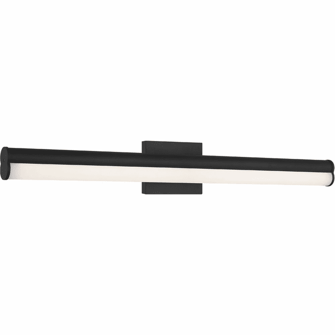 Mateo W36533MB Junction Contemporary Matte Black LED 32.5" Wall Sconce Light