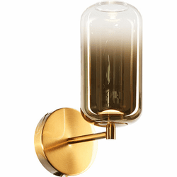Mateo W37411AGAG Refrax Modern Aged Gold Brass LED Wall Lamp