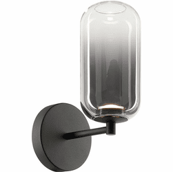 Mateo W37411MBSM Refrax Modern Matte Black LED Sconce Lighting