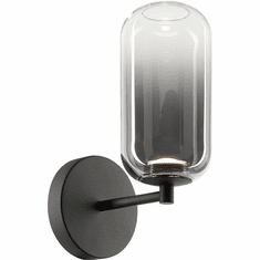 Mateo W37411MBSM Refrax Modern Matte Black LED Sconce Lighting