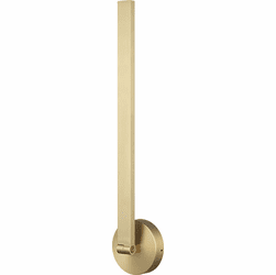 Mateo W39023BG Archie Contemporary Brushed Gold LED Light Sconce