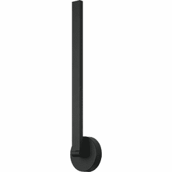 Mateo W39023MB Archie Contemporary Matte Black LED Wall Lamp