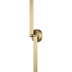 Mateo W39026BG Archie Contemporary Brushed Gold LED Lighting Wall Sconce