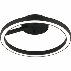 Mateo X36712MB The Trundle Contemporary Matte Black LED 12" Home Ceiling Lighting
