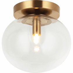 Mateo X38101AG Bulbus Modern Aged Gold Brass LED Ceiling Lighting