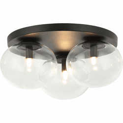 Mateo X38103MB Bulbus Contemporary Matte Black LED Overhead Lighting