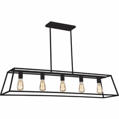 Matteo C57015RB Candor Contemporary Rusty Black Island Lighting