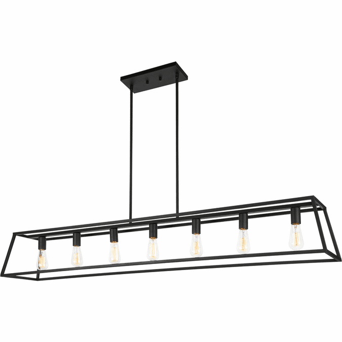 Matteo C57017RB Candor Modern Rusty Black Kitchen Island Lighting