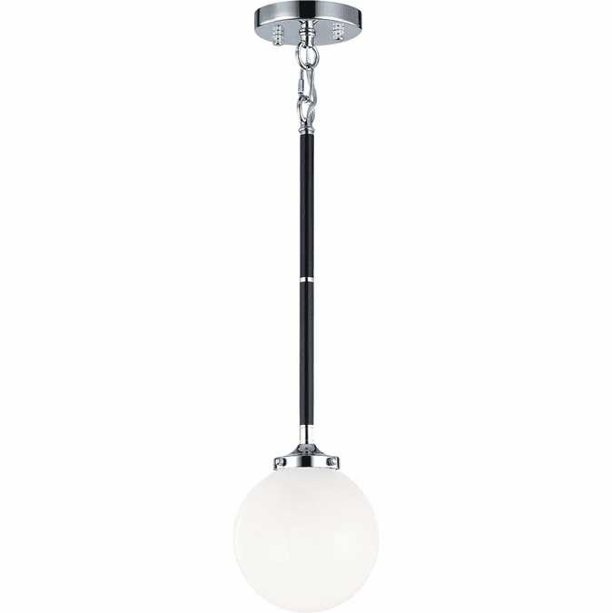 Matteo C58201CHOP Particles Modern Black & Chrome Mini Pendant Light Fixture