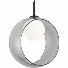 Matteo C60611BKSM Delcia Modern Black LED Mini Lighting Pendant