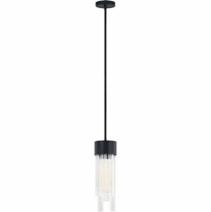 Matteo C66901MB Kellan Modern Matte Black 5" Mini Pendant Light
