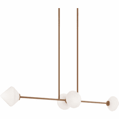Matteo C81744AGOP Novo Modern Brass Kitchen Island Light