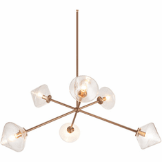 Matteo C81746AGCL Novo Modern Brass Lighting Chandelier