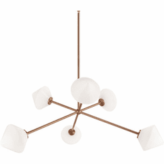 Matteo C81746AGOP Novo Modern Brass Chandelier Lighting