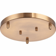 Matteo CP0103AG Modern Aged Gold Brass 11" Multi Ceiling Canopy