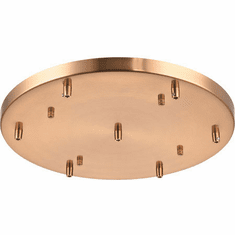Matteo CP0107AG Contemporary Aged Gold Brass 18" Multi Ceiling Canopy