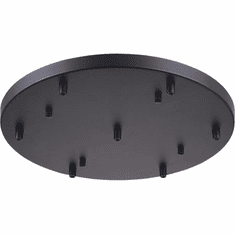 Matteo CP0107BK Contemporary Black 18" Multi Ceiling Canopy
