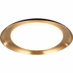 Matteo M12218BKAG Lalonde Modern Black LED 18" Ceiling Lighting