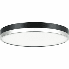 Matteo M15302BKCH Tone Contemporary Black and Chrome LED Home Ceiling Lighting