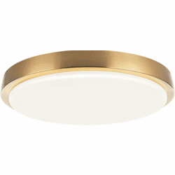 Matteo M16115AG Zane Matte Black LED 16" Flush Mount Light Fixture