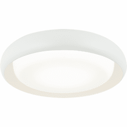 Matteo M16215MW Milia Matte White LED 15" Ceiling Light Fixture