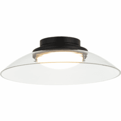 Matteo M16411MBCL Luna Matte Black LED 14" Ceiling Light Fixture