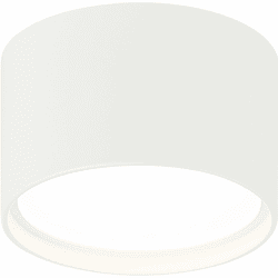 Matteo M17101WH Caravon Modern White LED Flush Mount Light Fixture