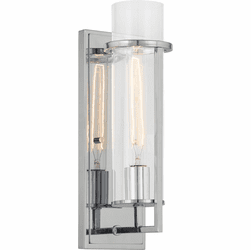 Matteo S03901CH Tubulaire Contemporary Chrome Wall Sconce Lighting