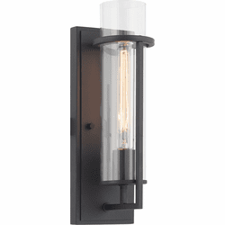 Matteo S03901MB Tubulaire Modern Matte Black Wall Light Fixture