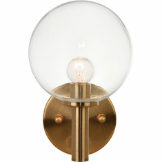 Matteo S06001AGCL Cosmo Aged Gold Brass Wall Sconce