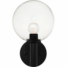 Matteo S06001BKCL Cosmo Black Wall Lighting