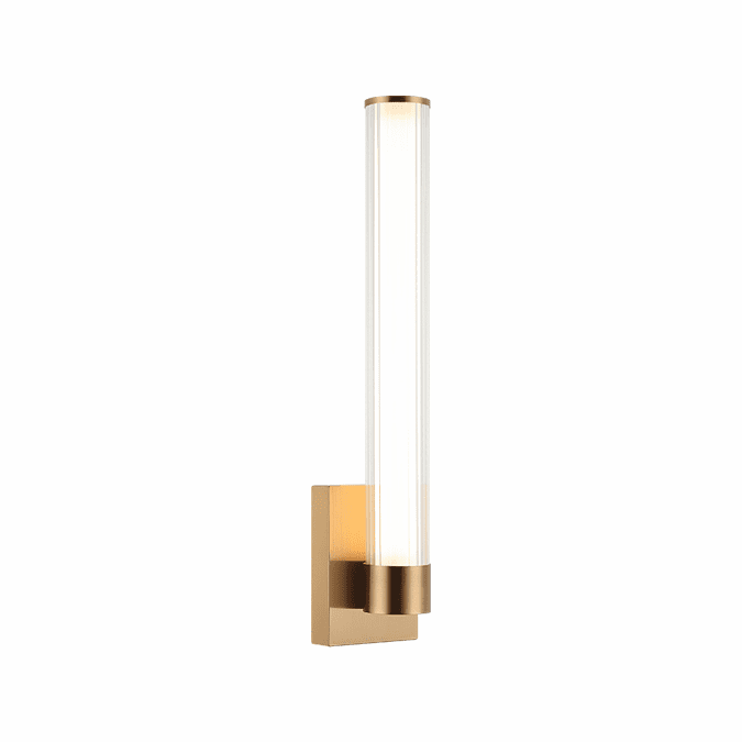 Matteo S06420AG Macie Aged Gold Brass LED Wall Lighting