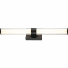 Matteo S06426BK Macie Black LED 26" Bathroom Lighting Fixture