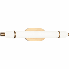 Matteo S10424AG Finnegan Contemporary Aged Gold Brass LED 24" Bath Lighting