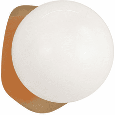 Matteo S15711AGOP Razz Modern Aged Gold Brass 7" Sconce Lighting