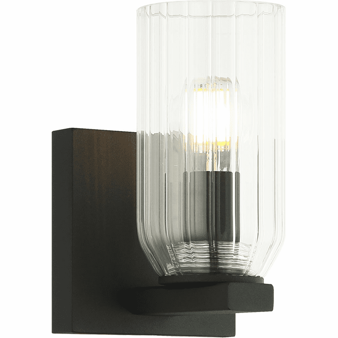 Matteo W34001MB Westlock Modern Matte Black Lamp Sconce