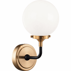 Matteo W58201AGOP Particles Modern Aged Gold Brass Wall Sconce Light