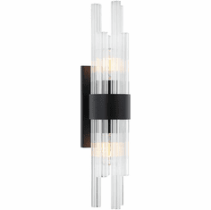 Matteo W66912MB Kellan Modern Matte Black Sconce Lighting