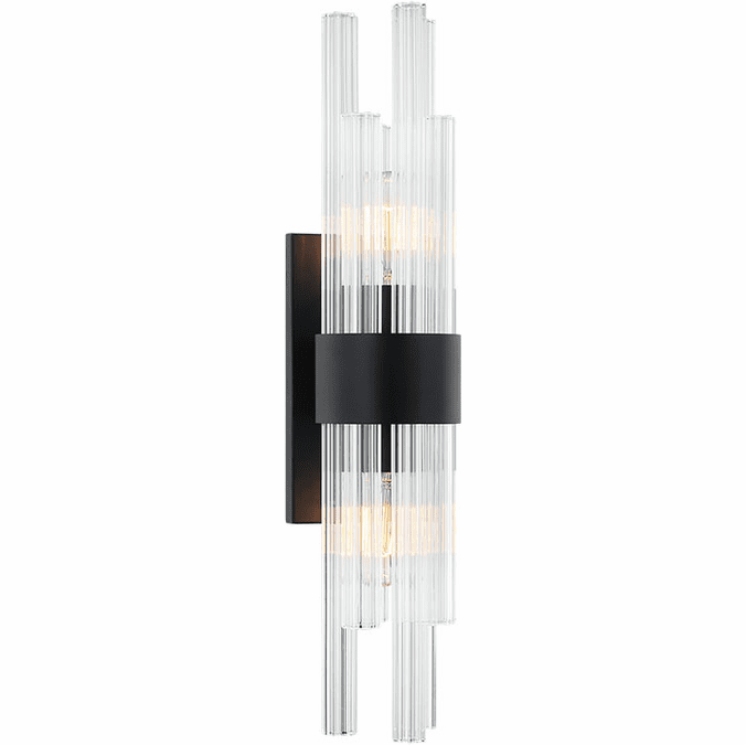 Matteo W66912MB Kellan Modern Matte Black Sconce Lighting