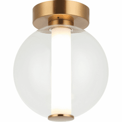 Matteo WX69611AGCL Belange Modern Aged Gold Brass LED Ceiling Lighting