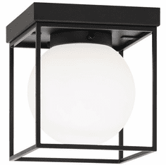 Matteo X03801BK Squircle Modern Black Overhead Lighting