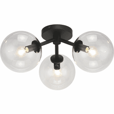 Matteo X81703BKCL Novo Modern Black Ceiling Light Fixture