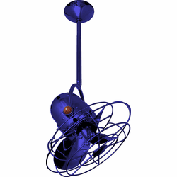 Matthews BD-BLUE-MTL Bianca Direcional Contemporary Blue Interior/Exterior 16" Directional Home Metal Blade Ceiling Fan