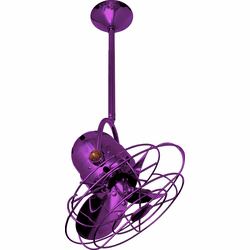 Matthews BD-LTPURPLE-MTL Bianca Direcional Contemporary Light Purple Interior/Exterior 16" Directional Metal Blade Ceiling Fan
