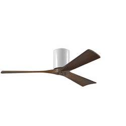 Matthews IR3H-WH-52 Irene Contemporary Gloss White Interior/Exterior 52" 3 Blade Hugger-style Paddle Ceiling Fan