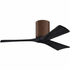 Matthews IR3H-WN-BK-42 Irene Contemporary Walnut 42" Home Ceiling Fan