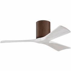 Matthews IR3H-WN-MWH-42 Irene Contemporary Walnut 42" Ceiling Fan